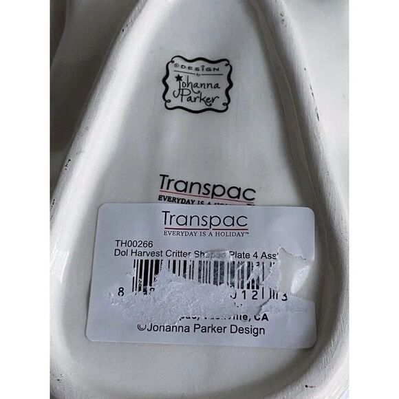 Johanna Parker Fall Harvest Critter Shaped Plate Chipmunk Candy Dish 5" NEW - Picture 10 of 11